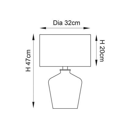  Endon 61198 - Stona lampa WALDORF 1xE27/10W/230V sjajni hrom/bela Slike