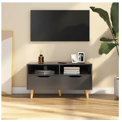  TV omarica siva 90x40x48,5 cm iverna plošča