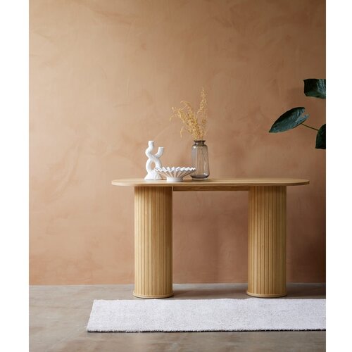 Unique Furniture Stranska mizica v naravni barvi 40x130 cm Nola &amp;ndash; Slike