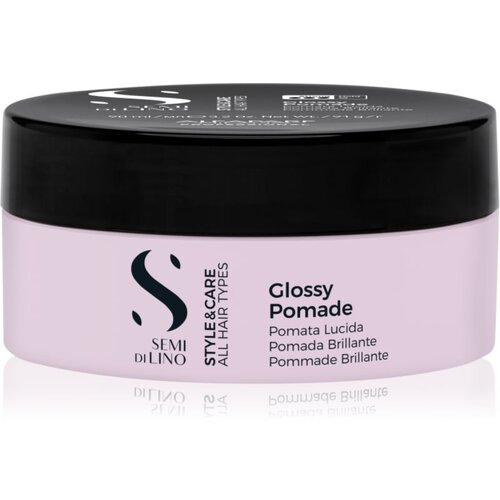 ALFAPARF MILANO Semi di Lino Style&Care Glossy Pomade voskasta pomada za ukrotitev in oblikovanje pričeske z visokim sijajem 100 ml Cene