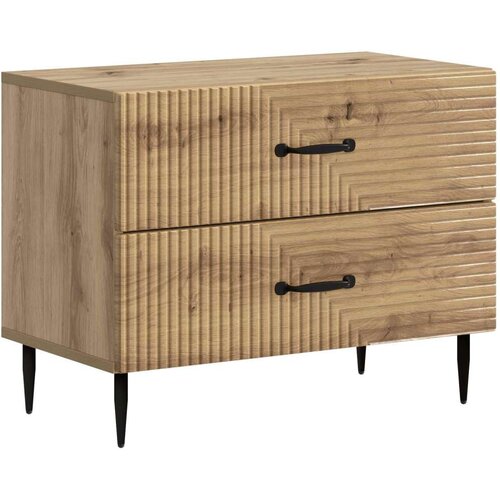  Noćni ormar Hrast artisan 62 x 34 5 x 47 5 cm Konstruirano drvo - Hrast artisan Cene