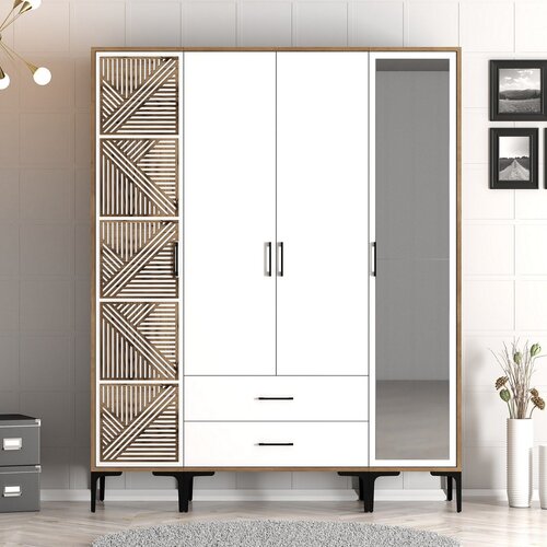 Hanah home Hanah kućni ormar Kumsal PTR 160x47.5x201.4cm Orah Cijene