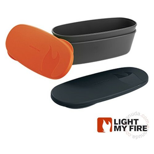 Light My Fire Posuda SnapBox oval 2-pack (Orange) Slike