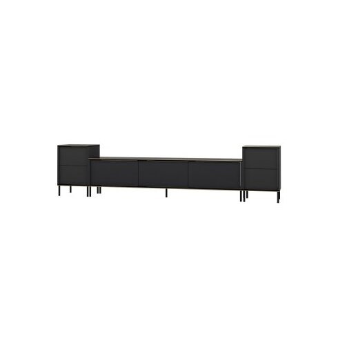 Hanah home Hanah kućna TV komoda Imaj Antracit Slike