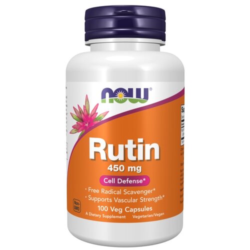 Now Foods Rutin - japonska sofora NOW, 450 mg (100 kapsul) Slike