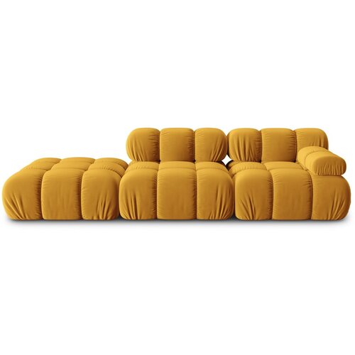 Micadoni Home rumena žametna sedežna garnitura 282 cm bellis – Cene