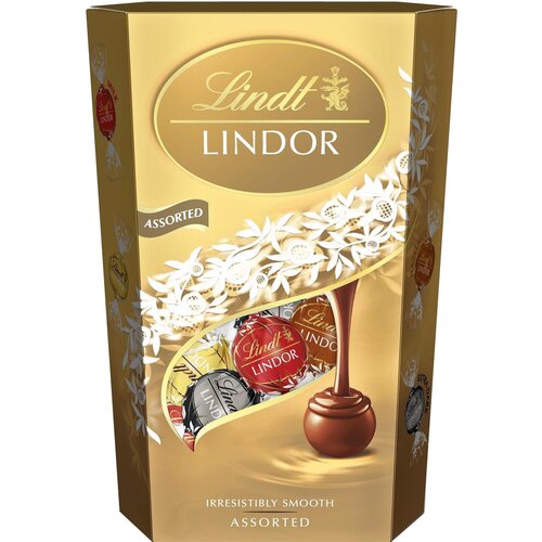 Lindt Bombonjera assorted cornet 337g Slike