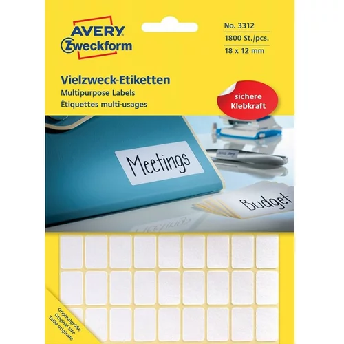 Avery Zweckform Etikete za označevanje 18 x 12 mm