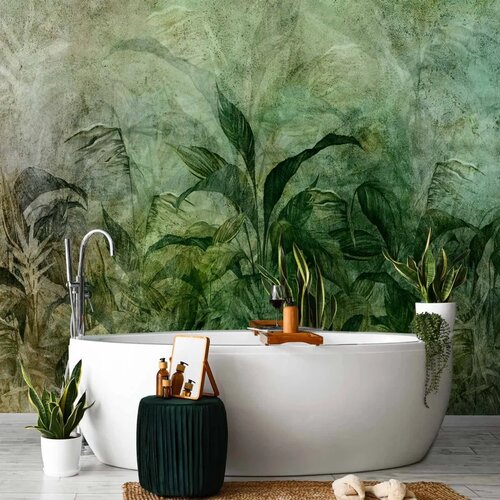  Foto tapeta - Green Fog 500x350 Cene