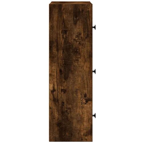 vidaXL Knjižna omara dimljeni hrast 40x24x77 cm inženirski les Cene