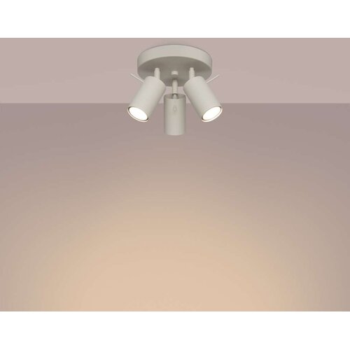  Sollux SL.1497 - Spot svetiljka RING 3xGU10/10W/230V krem Slike