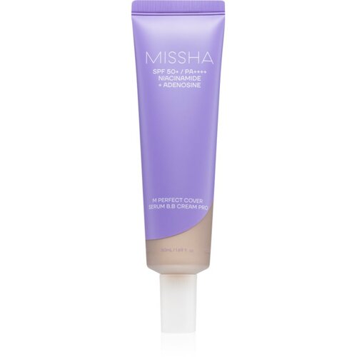 MISSHA M Perfect Cover Serum BB Cream Pro BB krema za brezhiben in enoten videz kože SPF 50+ odtenek #21 50 ml Slike