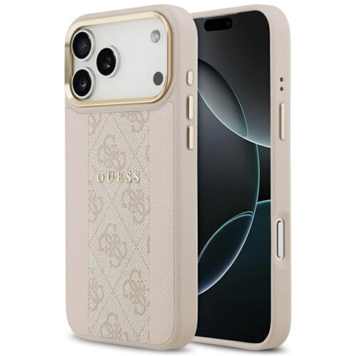  Maska Guess 4G Stripe MagSafe za iPhone 17 Pro Max pink Cene