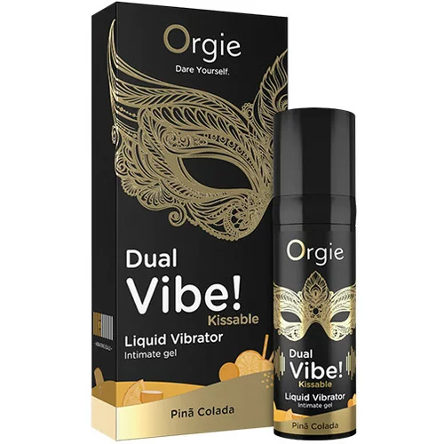 System Jo Orgie - Dual Vibe Pina Colada Kissable Liquid Vibrator