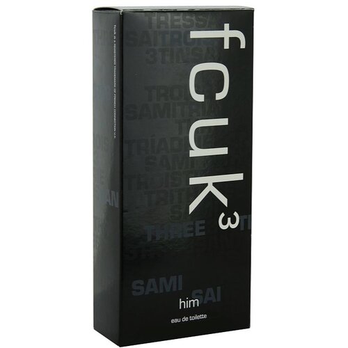 Fcuk 3 Him toaletna voda za mo&amp;scaron;ke 100 ml Slike
