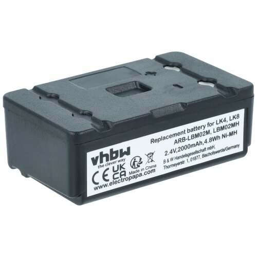 VHBW Baterija za Autec LK4 / LK6 / LK8, LBM02MH, 2000 mAh Cene