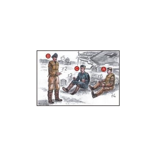 Special-Hobby German Bomber Pilots (3 fig.) WW II, (21287055) Slike