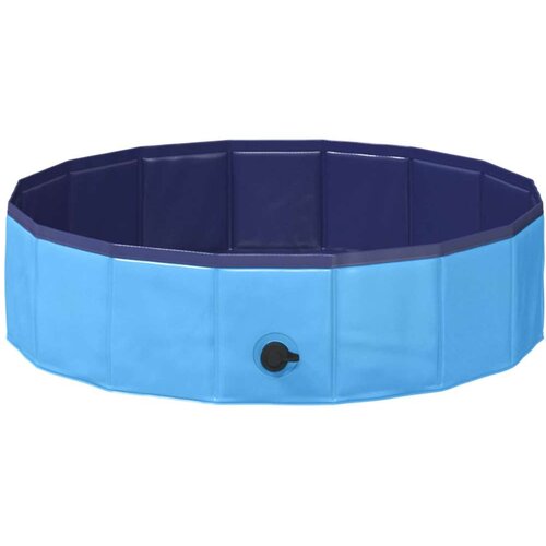  Sklopiva bazen za pse Plava 80 x 80 x 20 cm PVC - Plava 80 x 20 cm Cijene