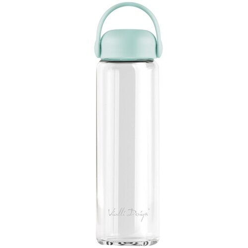 Vialli Design Mentolno zelena steklena steklenica za vodo 540 ml Fuori &amp;ndash; Slike