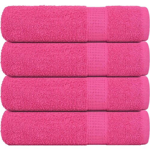 VidaXL Brisače za tu&amp;scaron;iranje 4 kos roza 70x140 cm 360 g/m&amp;sup2; 100% bombaž, (21822781) Slike