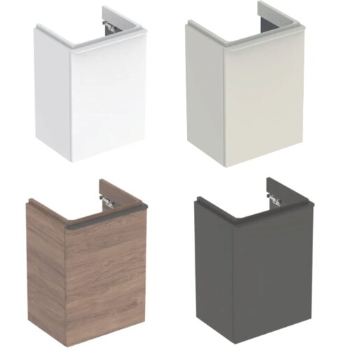 Geberit ormarić za lavabo 442 x 617 x 356 Smyle Square Sa 1 Vratima Bela 500.351 Slike