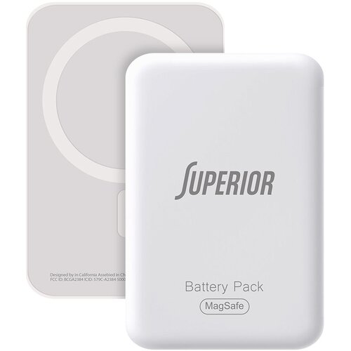 Superior Remax Power Bank MagSafe MP‑5 PD20W + 15W Wireless 5000mAh, Sivi Cene