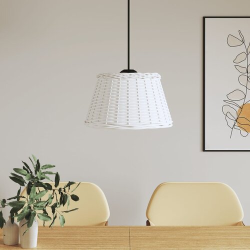VidaXL Sjenilo za stropnu svjetiljku bijelo &amp;Oslash;50x30 cm od pruća Slike