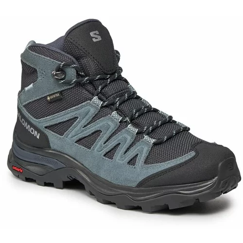 Salomon Trekking čevlji X Ward Leather Mid GORE-TEX L47182000 Modra