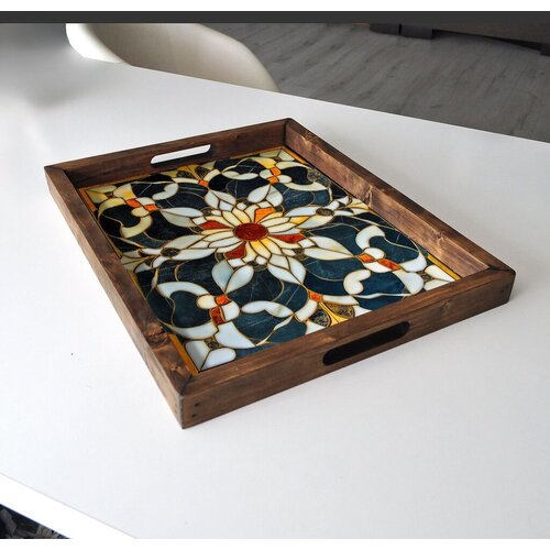 Aberto Design Poslužavnik REF001 48 x 38 x 4 cm, Šareni Cene