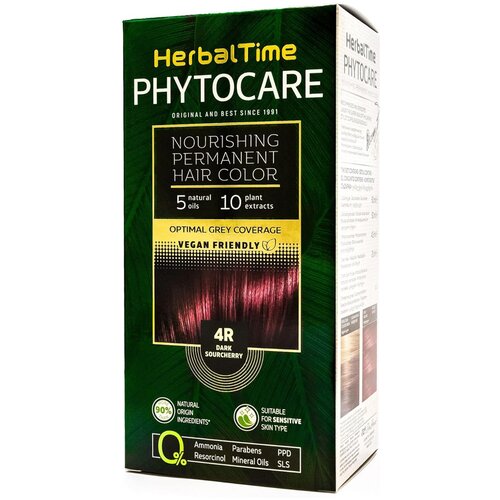 Color Time herbal time boja za kosu 4R dark sour cherry Cene