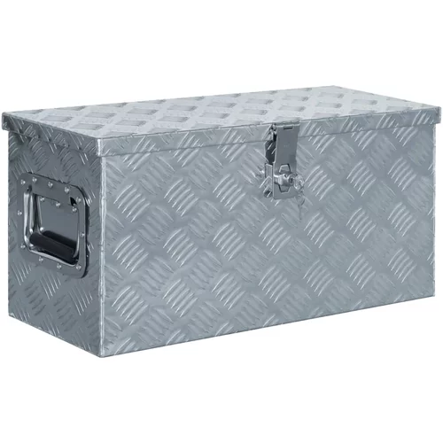  Aluminijska kutija 61,5 x 26,5 x 30 cm srebrna