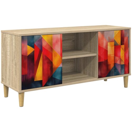  ormar HEESCH 102 x 33 x 50 cm Sonoma Konstruirano drvo Cene