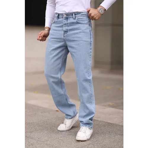 Trendyol Light Blue Men's Baggy Fit Jeans Trousers