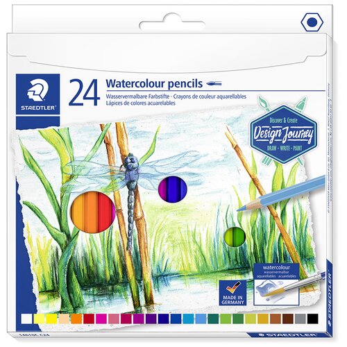 Staedtler akvarelne barvice design journey, 24 kosov Slike