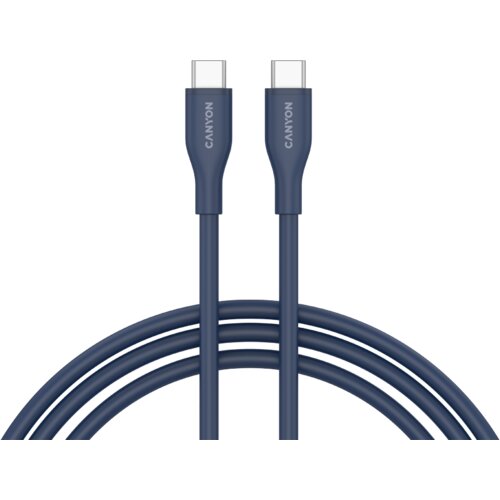 Canyon cable CC60SC10 C-C 60W 1m Silicon Dark blue Slike