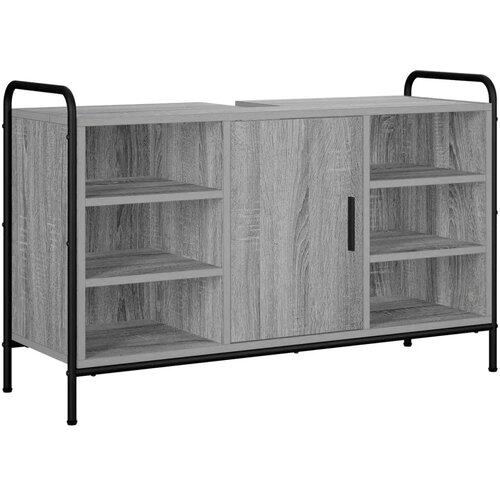  Set ormarića za kupaonicu 2 kom. Siva Sonoma 65 5 x 34 x 61 cm - Siva Sonoma Kuhinjska elemenata (1 vrata i 2 police) + viseći o Slike