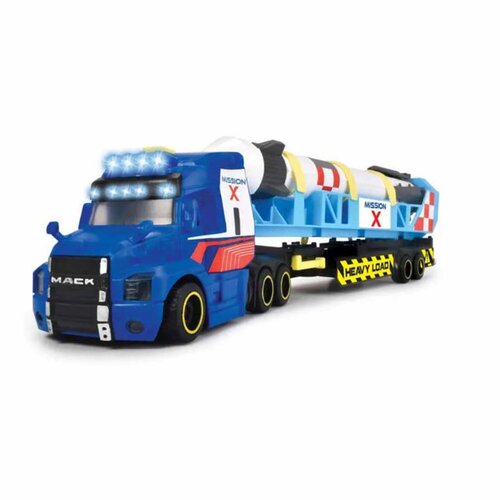 Dickie Toys, Mack Truck 1/18 tovornjak za vesoljsko misijo z raketo ter svetlobnimi in zvo?nimi efekti,, (21552926) Cene