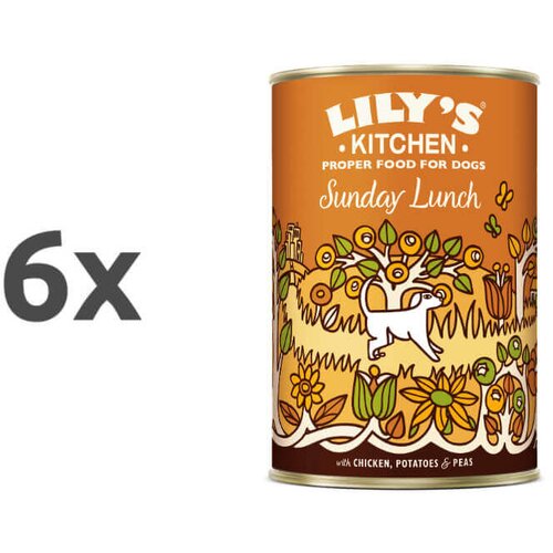 Lily's Kitchen sunday lunch adult - piščanec - 400 g 6 x 400 g Cene