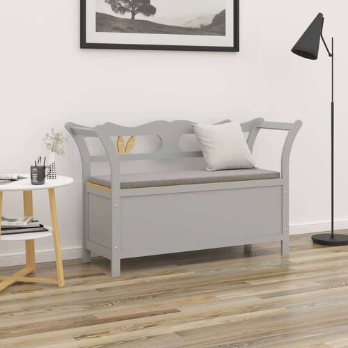 vidaXL Klop siva 107x45x75,5 cm trden les jelke Cene