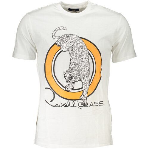 Cavalli Class MEN&#39;S SHORT SLEEVED T-SHIRT WHITE Cene