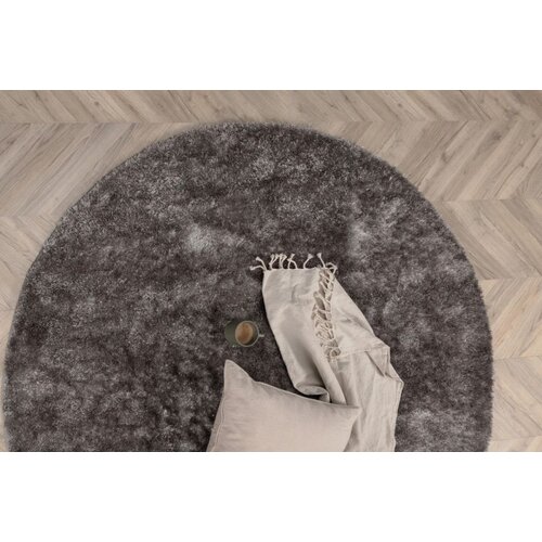 Venture Home okrugli tepih Mattis ⌀200 cm, sivi Slike