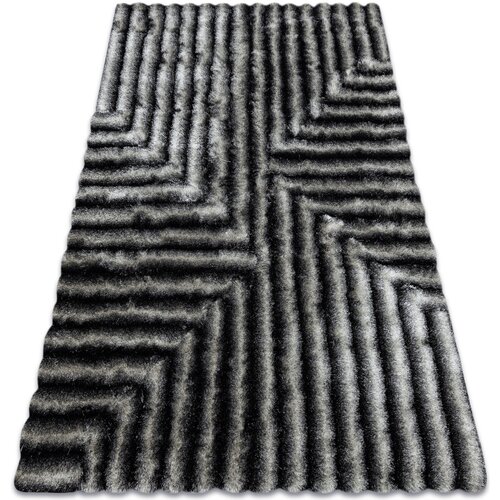 RugsX Preproge Preproga košati FLIM 010-B3 sodobni, Labirint - 120x160 cm Črna Cene