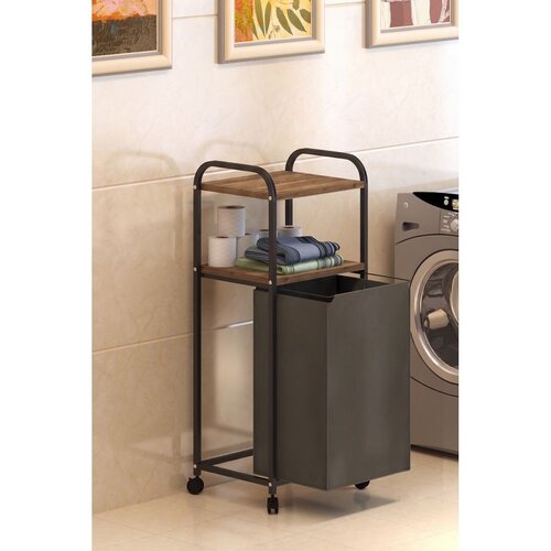 Hanah home metalna korpa za ve&scaron; Dh Box, 44 cm, braon Cene