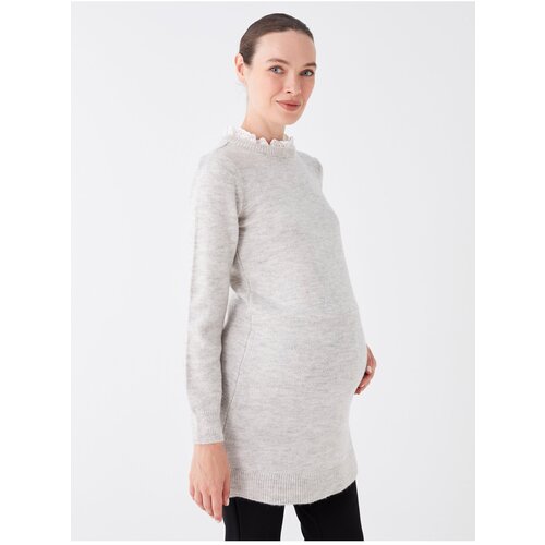 LC Waikiki Crew Neck Long Sleeve Maternity Knitwear Tunic Slike