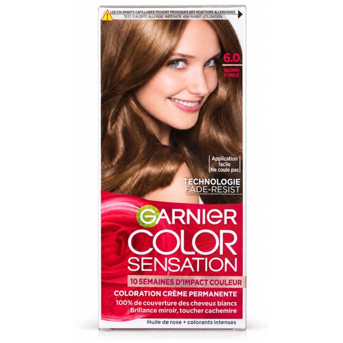 Garnier Barve za lase Color Sensation Permanente Haarkreide - 6.0 Blond Fonc&amp;eacute; Črna Slike