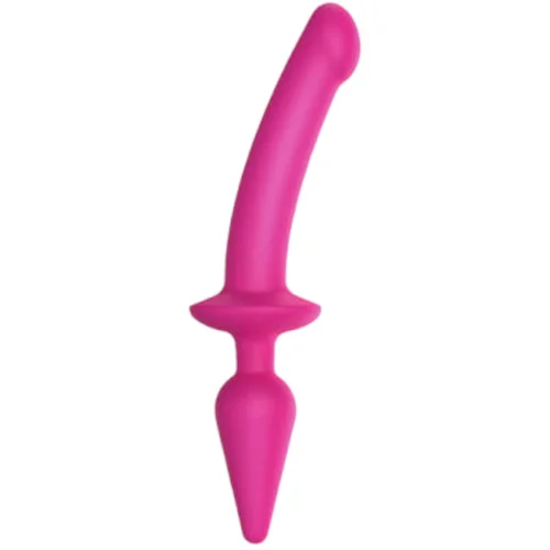 Strap-On-Me Swith Semi-Realistic L - silikonski dildo 2v1 (roza)