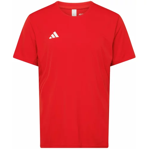 Adidas Funkcionalna majica 'ADIZERO ESSENTIALS' rdeča / bela