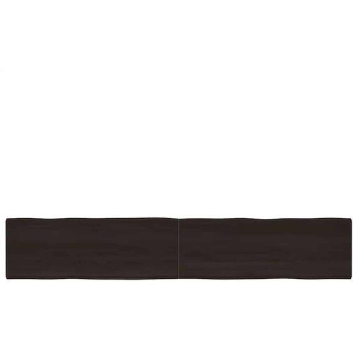 Stolna ploča tamnosmeđa 220x40x(2-6) cm obrađena hrastovina Cene