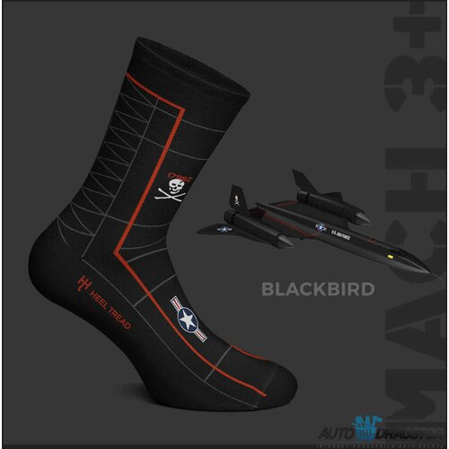 Heel Tread muške čarape"black bird" HT-BLACKBIRD-L Cene