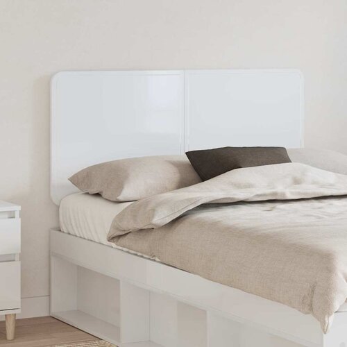 vidaXL uzglavlje s uzglavljem sjajno bijelo 120 cm konstruirano drvo Cene